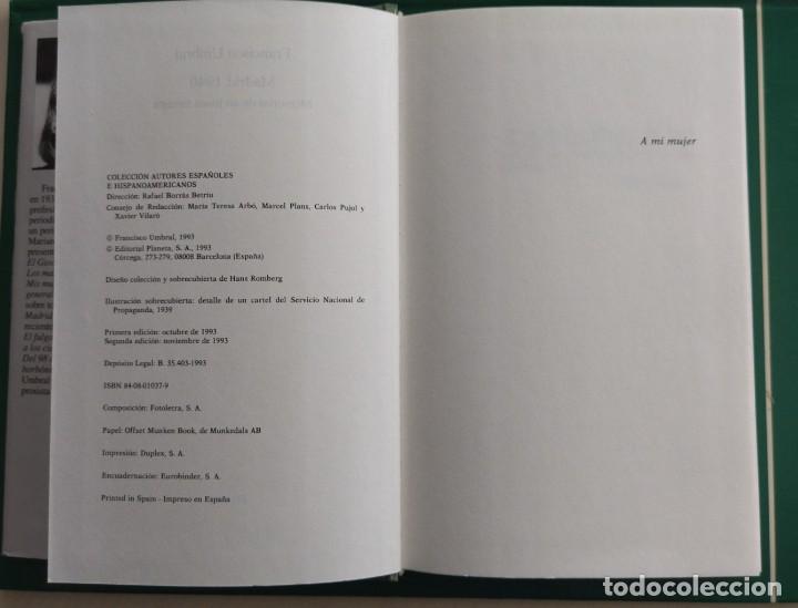 Libros de segunda mano: Madrid 1940. Francisco Umbral. - Foto 4