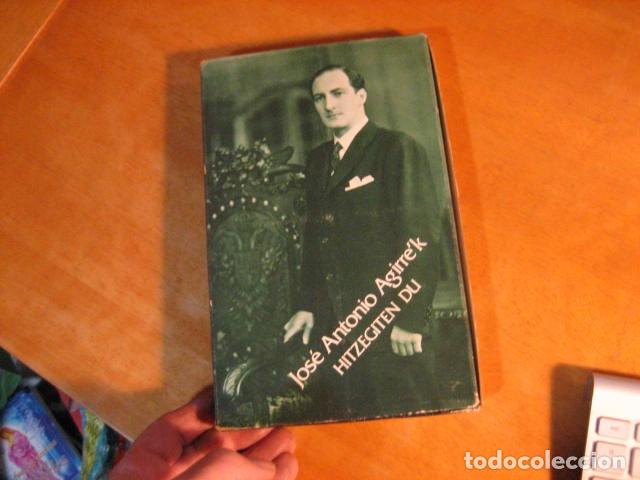 Libri di seconda mano: VOZ DE JOSE ANTONIO AGUIRRE HABLA , 4 CASETES, 1&ordm; PRESIDENTE DEL GOBIERNO VASCO, RARO