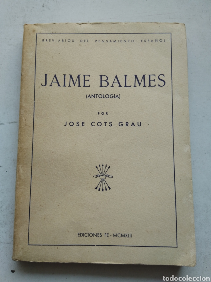 Gebrauchte B&uuml;cher: JAIME BALMES (ANTOLOG&Iacute;A)/