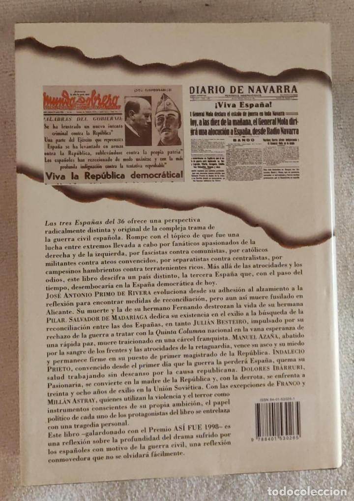 Libros de segunda mano: Las tres Espa&ntilde;as del 36. - Foto 4