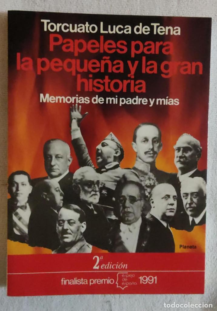 Second hand books: PAPELES PARA LA PEQUE&Ntilde;A Y LA GRAN HISTORIA.