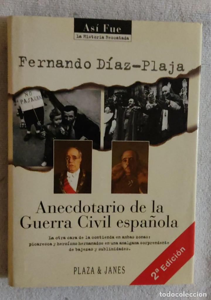 Second hand books: ANECDOTARIO DE LA GUERRA CIVIL ESPA&Ntilde;OLA.