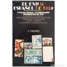 Libros de segunda mano: EL EXILIO ESPAÑOL DE 1939. 1. VICENTE LLORENS-LA EMIGRACIÓN REPUBLICANA DE 1939. LLORENS, VICENTE. Lote 360199720