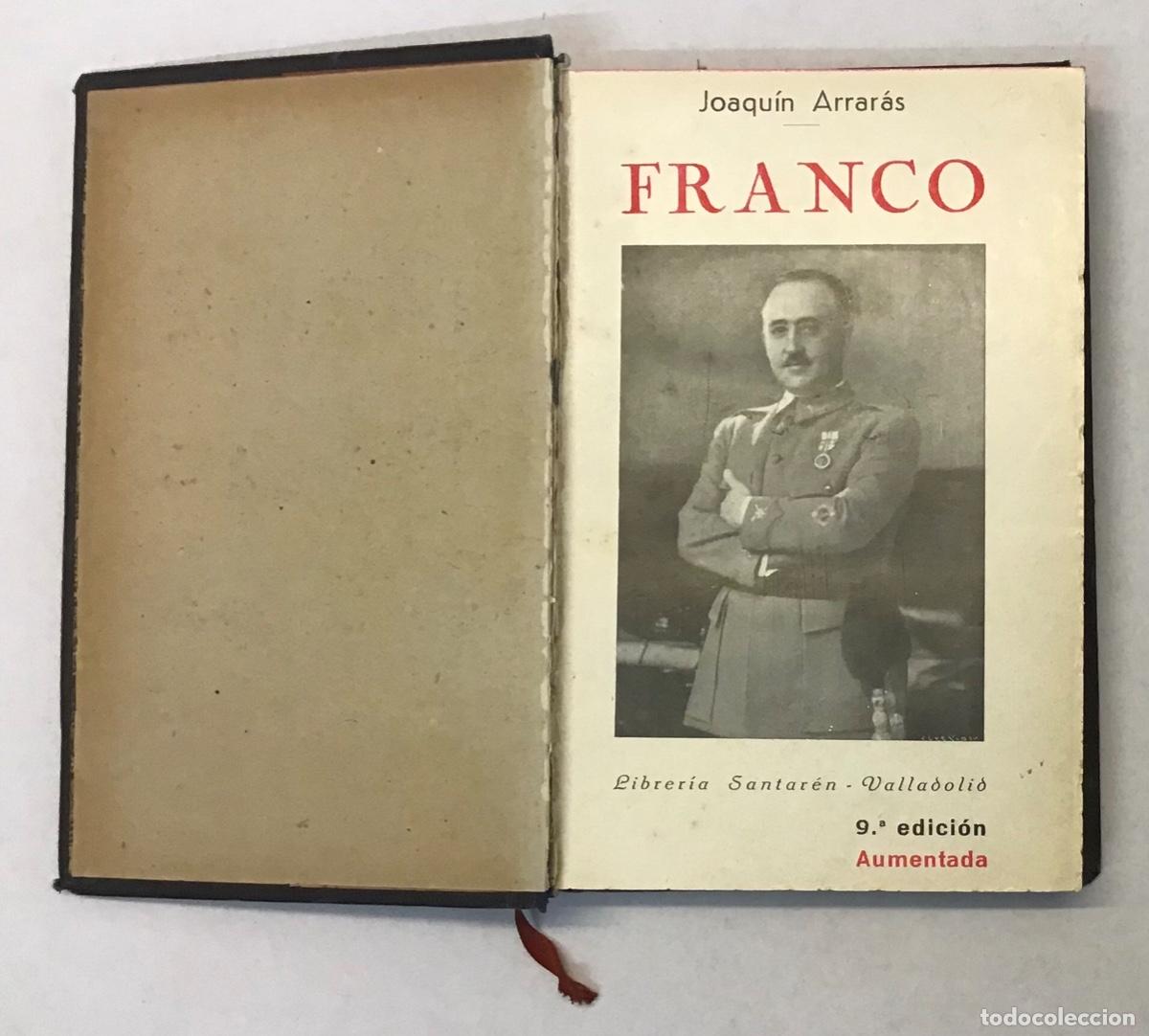 Libros de segunda mano: FRANCO. - ARRAR&Aacute;S, Joaqu&iacute;n. - Foto 3