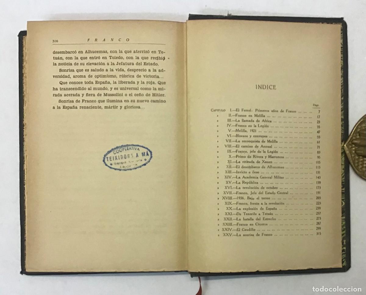 Libros de segunda mano: FRANCO. - ARRAR&Aacute;S, Joaqu&iacute;n. - Foto 7