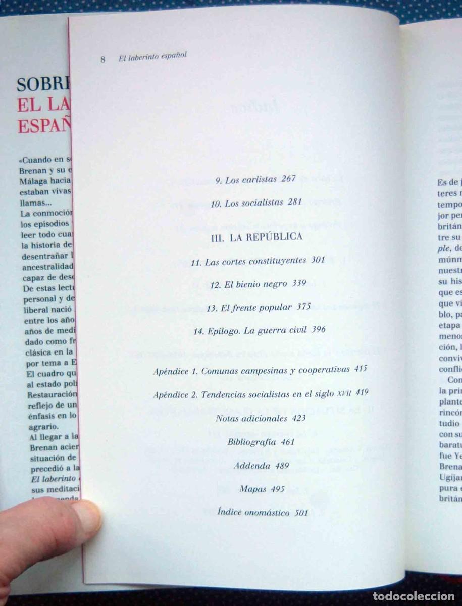 Libros de segunda mano: EL LABERINTO ESPA&Ntilde;OL BRENAN CIRCULO DE LECTORES - Foto 5