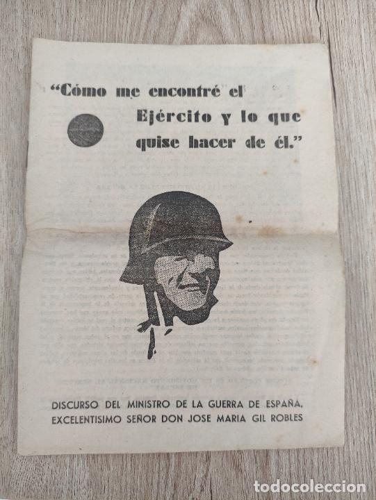 Libros de segunda mano: Como me encontr&eacute; el ej&eacute;rcito y lo quise hacer de &eacute;l - Discurso del ministro de guerra Jos&eacute; Gil Roble