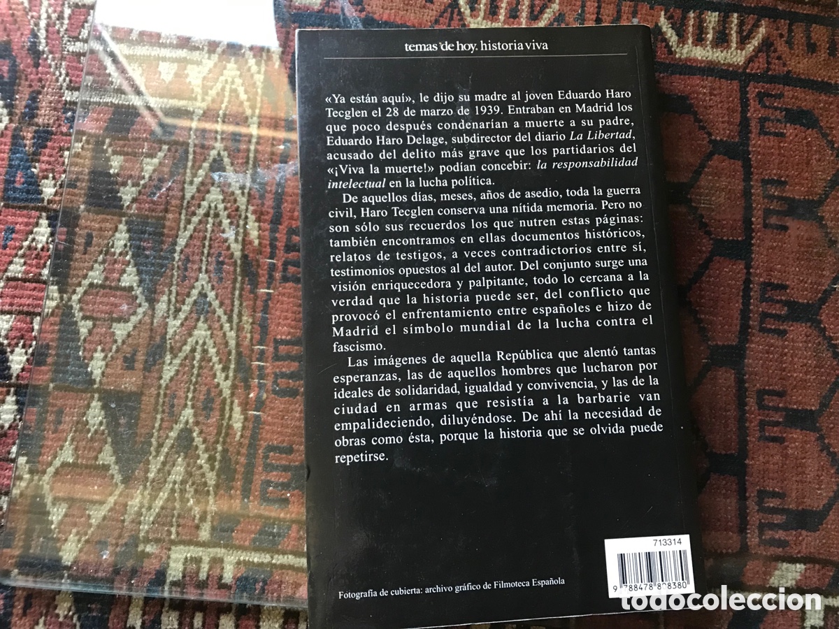 Libros de segunda mano: Arde Madrid. Eduardo Haro Tecglen. Temas de hoy - Foto 3