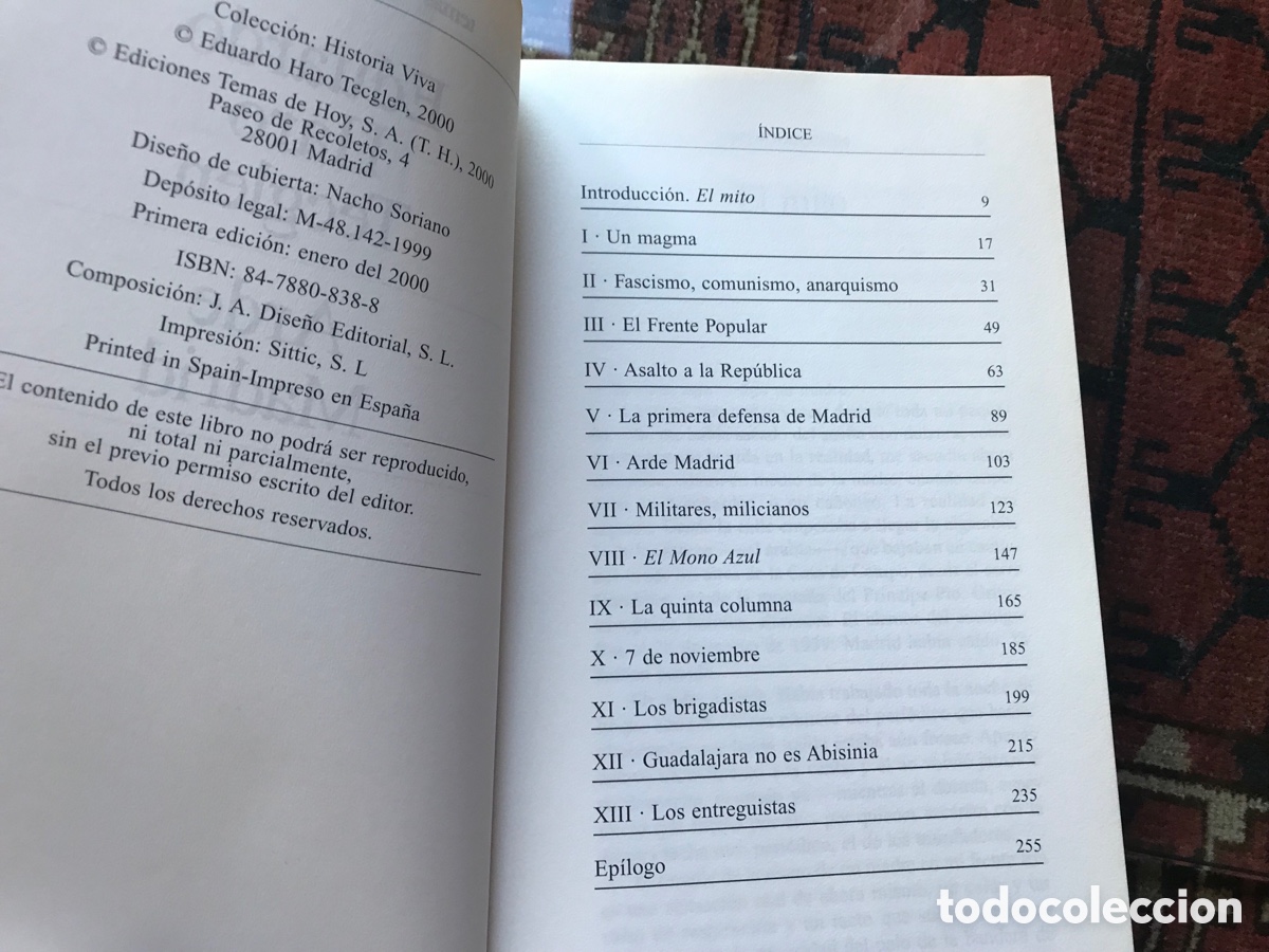 Libros de segunda mano: Arde Madrid. Eduardo Haro Tecglen. Temas de hoy - Foto 4