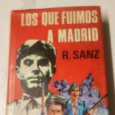 Libros de segunda mano: RICARDO SANZ, LOS QUE FUIMOS A MADRID, PETRONIO, BARCELONA, 1977