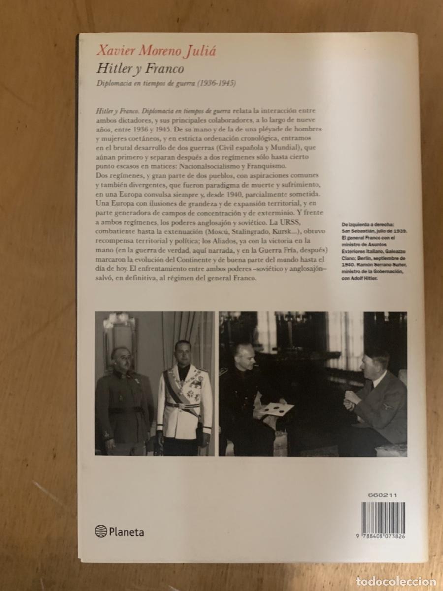 Libros de segunda mano: Hitler y Franco - Foto 2