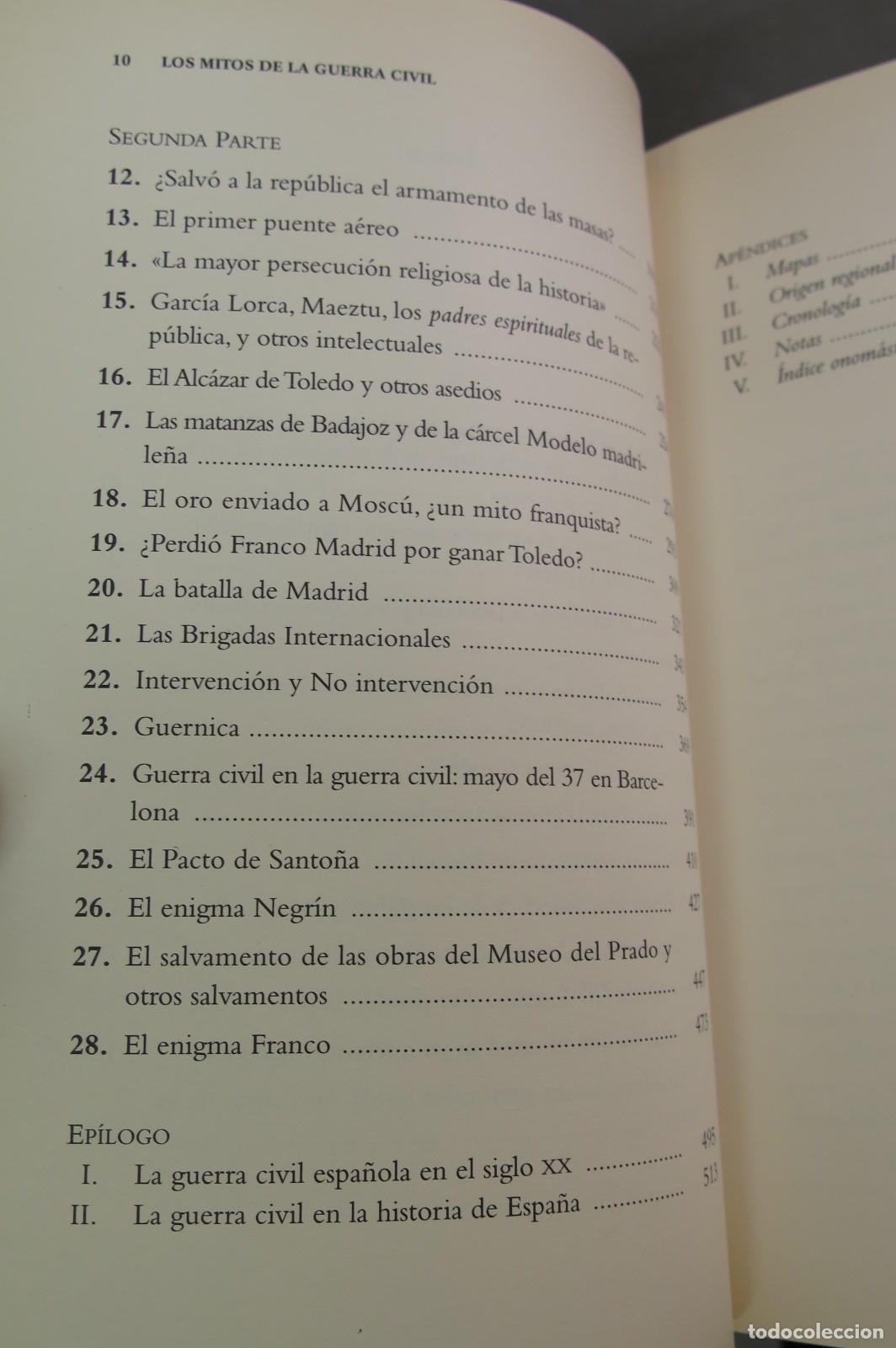 Libros de segunda mano: Los mitos de la Guerra Civil. Moa - Foto 3