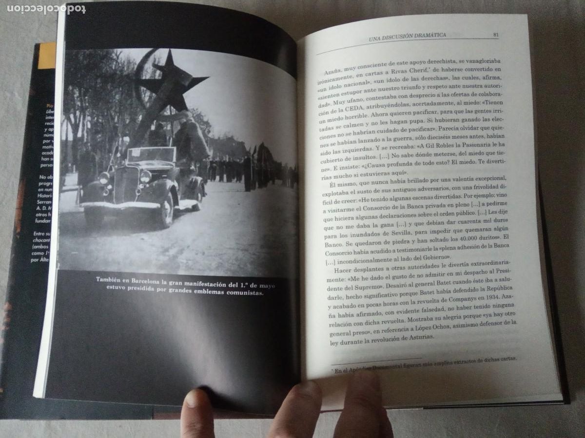 Libros de segunda mano: 1936: EL ASALTO FINAL A LA REP&Uacute;BLICA. - P&Iacute;O MOA. - Foto 4