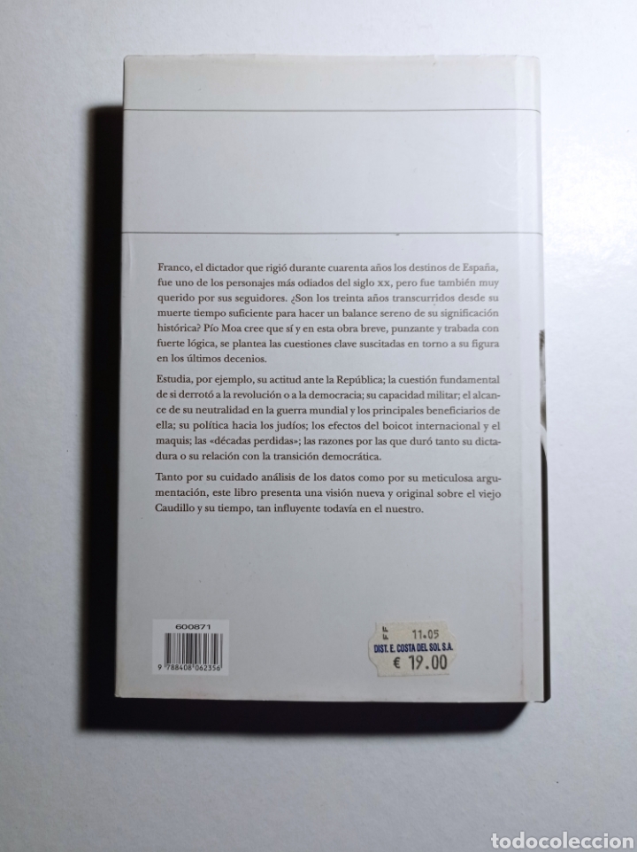 Libros de segunda mano: Franco. Un balance hist&oacute;rico. - Foto 2