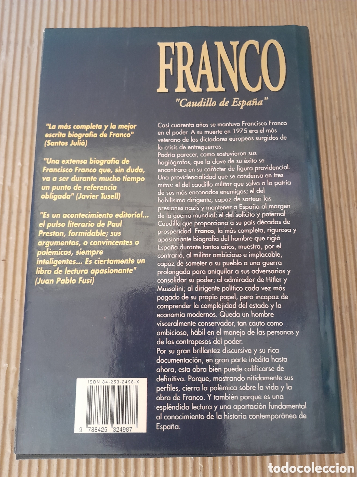 Libros de segunda mano: Franco &rdquo;Caudillo de Espa&ntilde;a&rdquo; -Paul Preston- - Foto 3