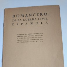 Libros de segunda mano: ROMANCERO DE LA GUERRA CIVIL ESPAÑOLA - 1937 - HERRERA PÉTERE, PEDRO GARFIAS.... Lote 392379319
