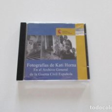 Libros de segunda mano: FOTOGRAFÍAS DE KATI HORNA EN EL ARCHIVO GENERAL DE LA GUERRA CIVIL ESPAÑOLA (CD) FOTOGRAFÍA. Lote 400025079