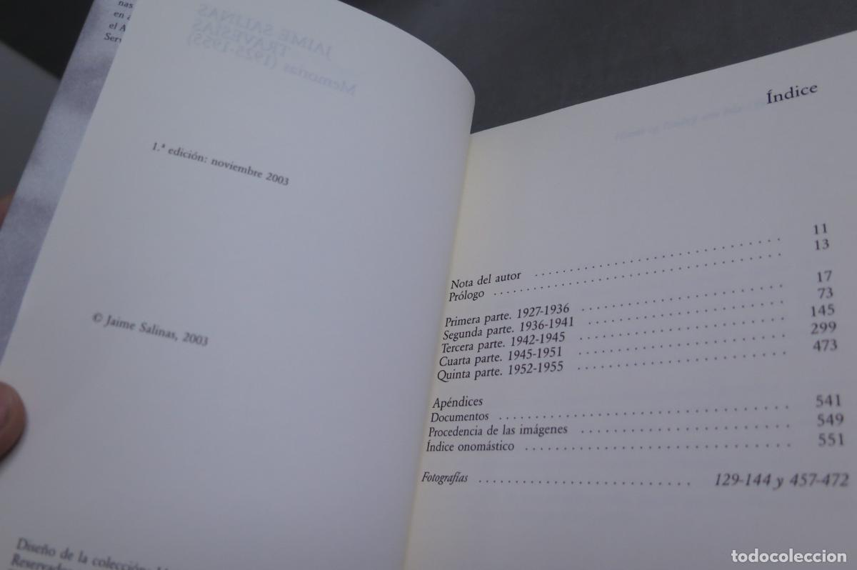 Libros de segunda mano: Traves&iacute;as. Jaime Salinas - Foto 2