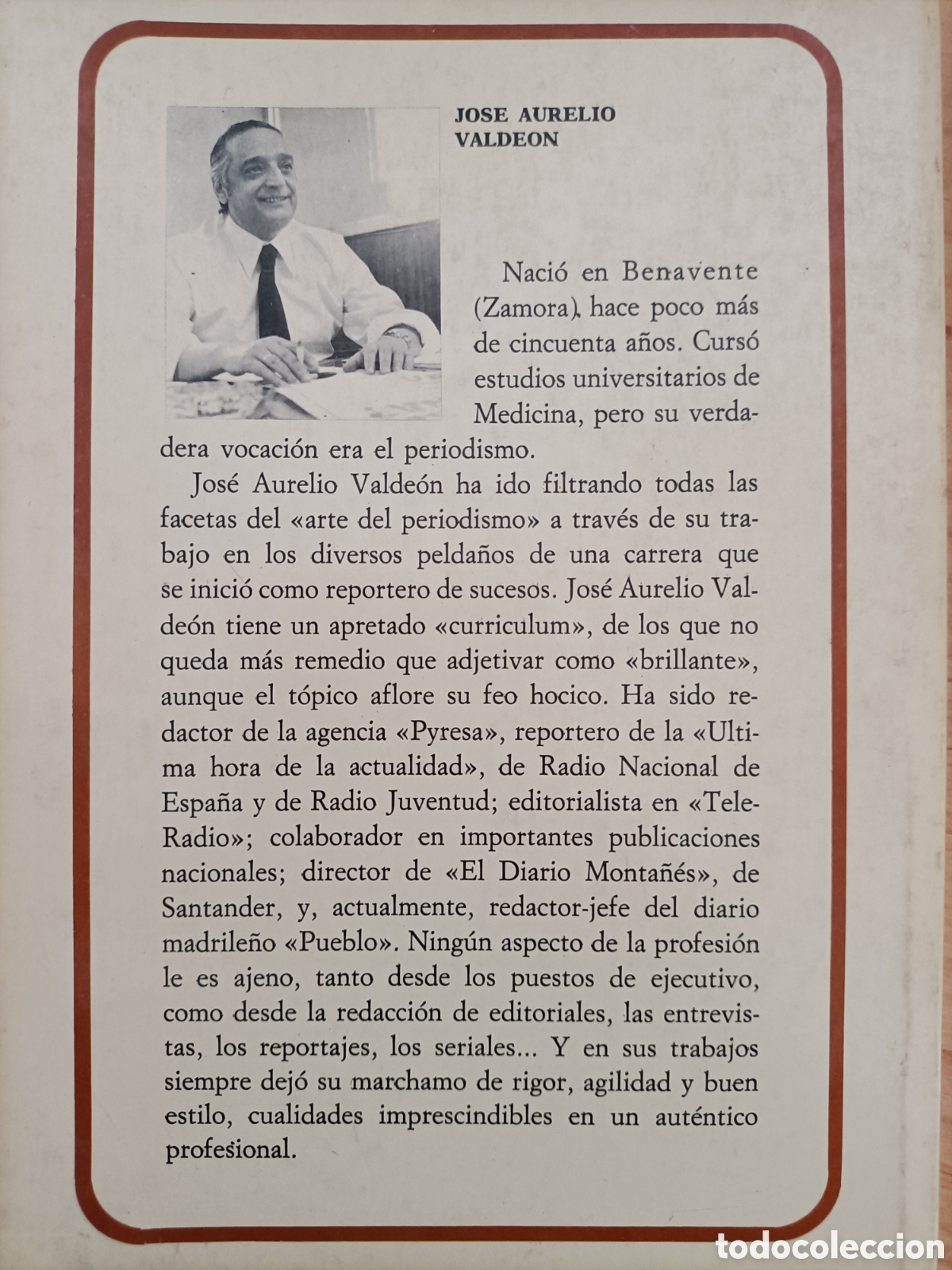 Libros de segunda mano: Murieron los de siempre. Jos&eacute; Aurelio Valde&oacute;n - Foto 2