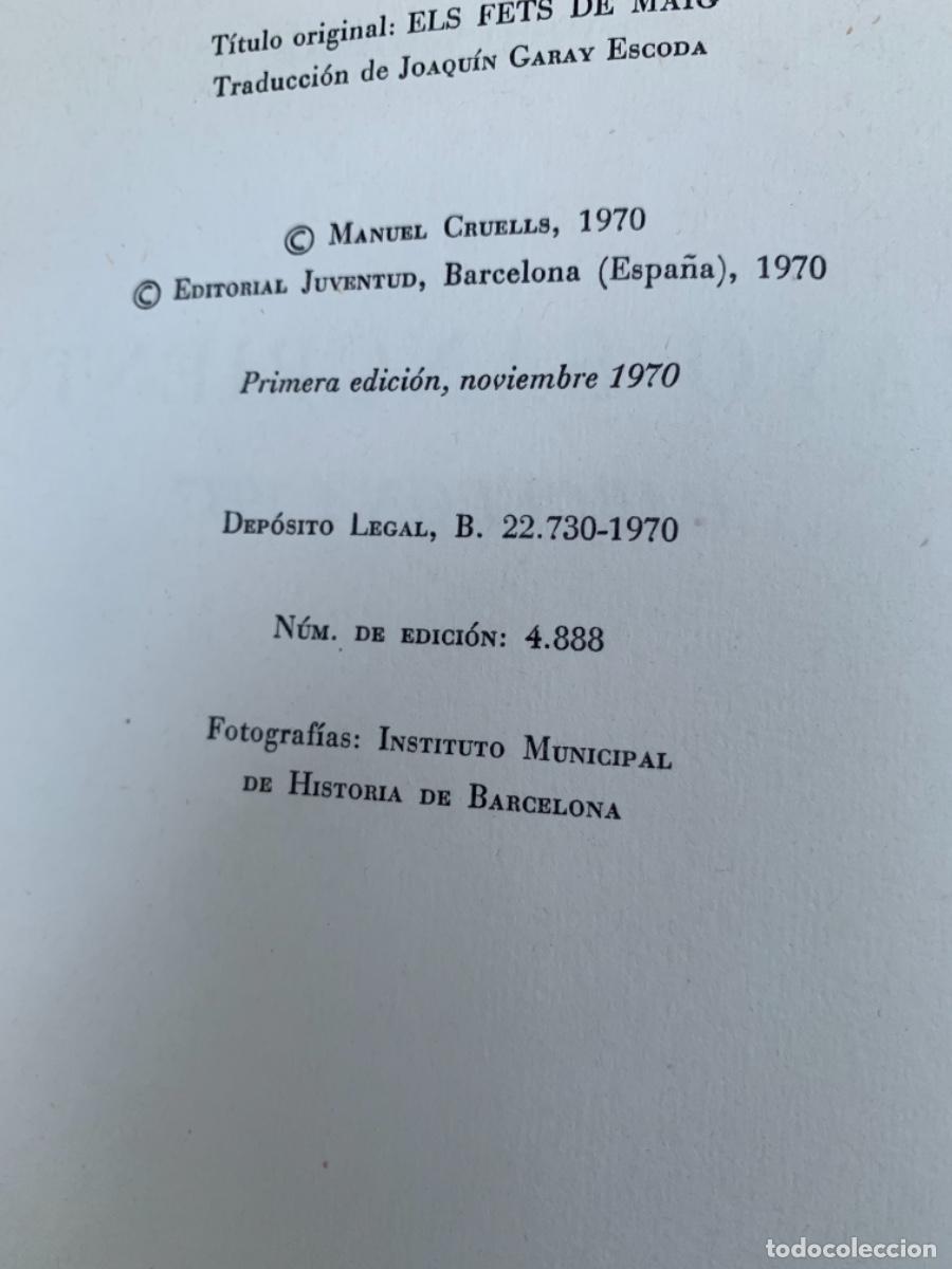 Libros de segunda mano: Mayo Sangriento, Barcelona 1937 - Foto 2