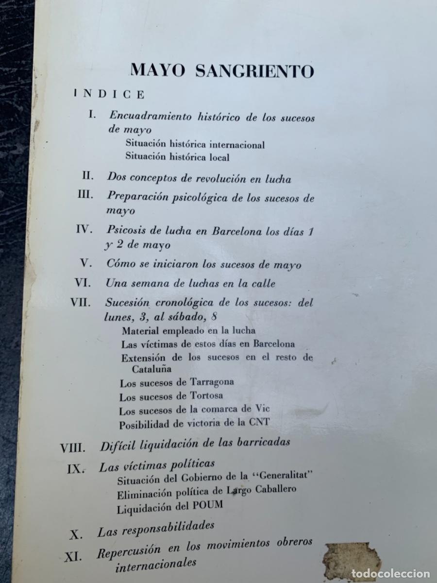 Libros de segunda mano: Mayo Sangriento, Barcelona 1937 - Foto 3