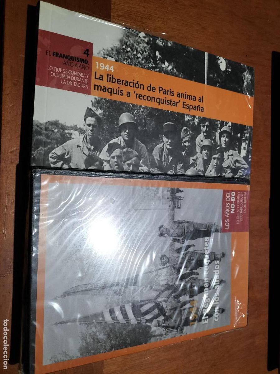 Gebrauchte B&uuml;cher: 1944. LA LIBERACI&Oacute;N DE PARIS ANIMA AL MAQUIS. EL FRANQUISMO DIA A DIA 4. EL MUNDO. SIN ABRIR