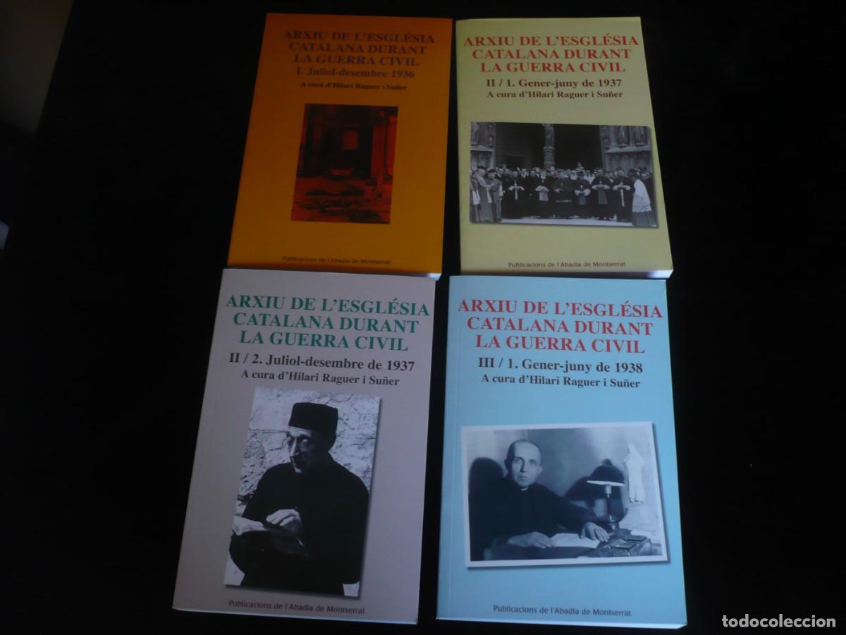 Gebrauchte B&uuml;cher: arxiu de l'esglesia catalana durant la guerra civil - 4 libros como nuevos