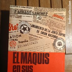 Libros de segunda mano: AGUADO SÁNCHEZ, FRANCISCO. EL MAQUIS EN SUS DOCUMENTOS. EDITORIAL SAN MARTÍN 1976 PRIMERA EDICIÓN