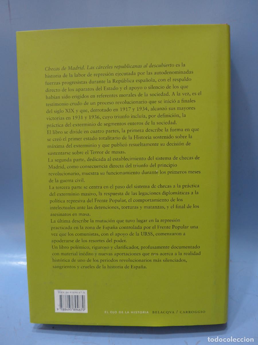 Libros de segunda mano: LAS CHECAS DE MADRID - CESAR VIDAL - Foto 2