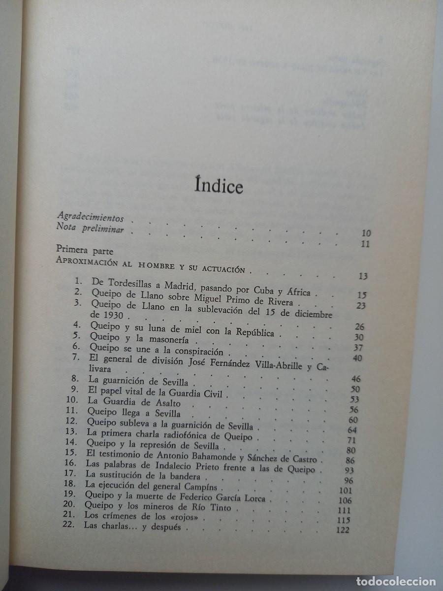 Libros de segunda mano: QUEIPO DE LLANO. IAN GIBSON - Foto 4