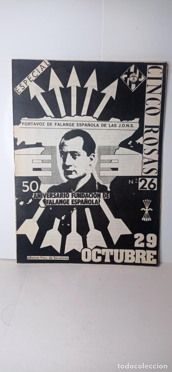 Libri di seconda mano: LIBRO ESPECIAL 50 ANIVERSIO FUNDACION FALANGE ESPA&Ntilde;OLA/OJE,FALANGE,F.J,PRIMO DE RIVERA