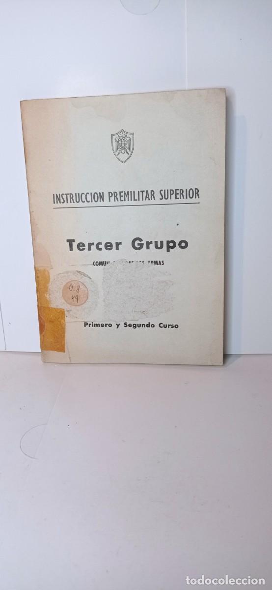 Gebrauchte B&uuml;cher: LIBRO INSTRUCCION PREMILITAR TERCER GRUPO PRIMER Y SEGUNDO CURSO/OJE,FALANGE,F.J