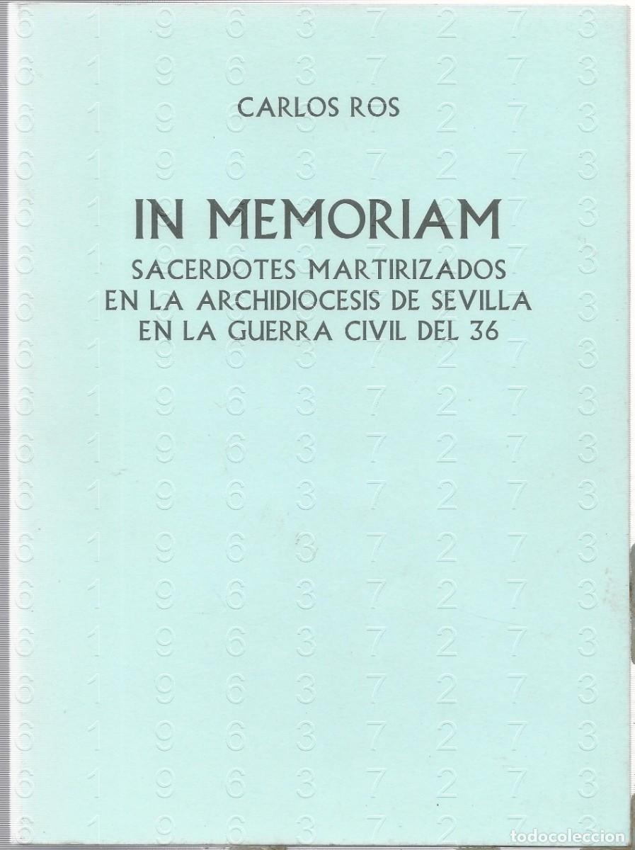 Gebrauchte B&uuml;cher: SEVILLA SACERDOTES MARTIRIZADOS EN LA ARCHIDIOCESIS EN LA GUERRA CIVIL DEL 36 U80