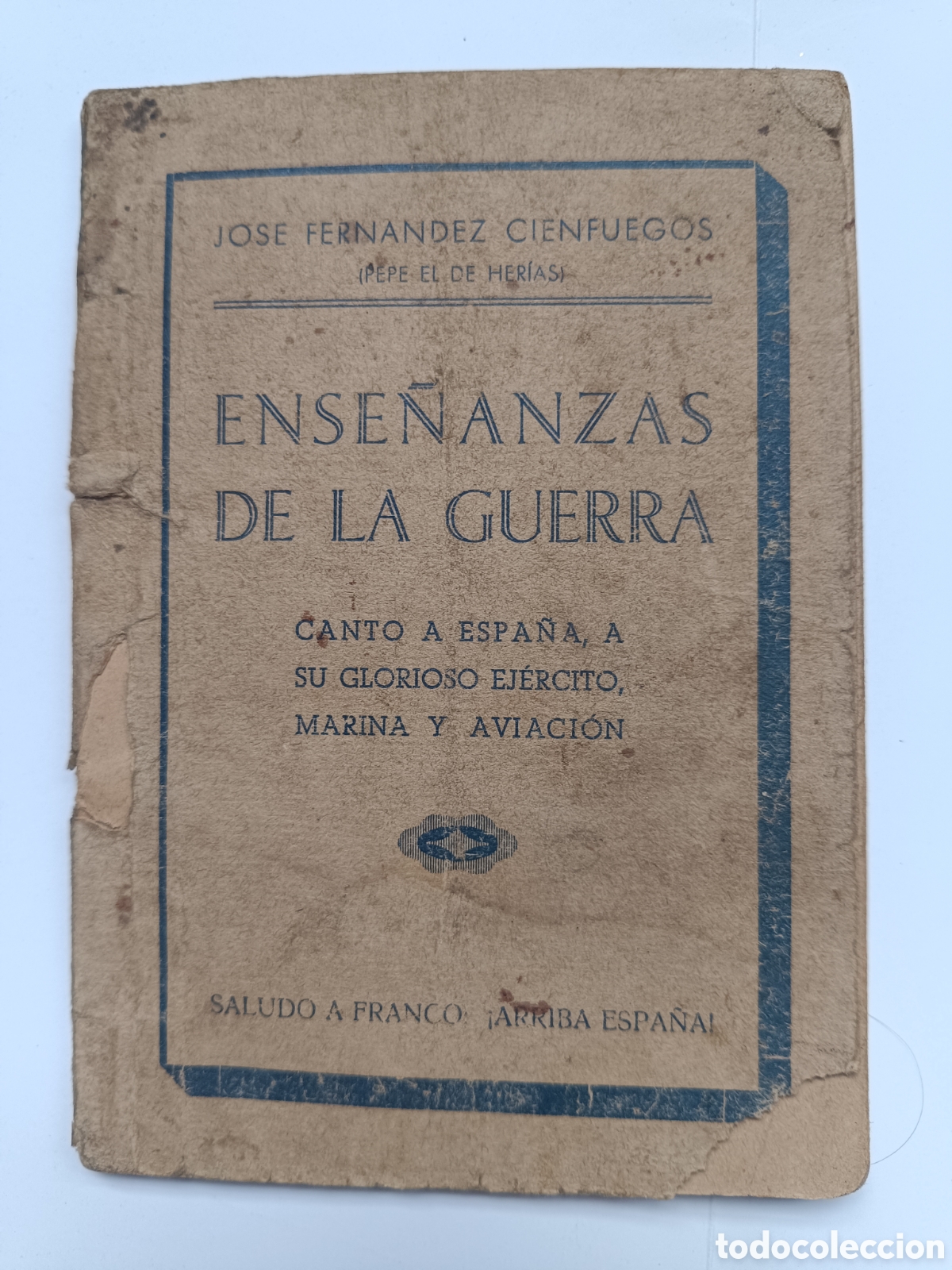Gebrauchte B&uuml;cher: Ense&ntilde;anzas de la Guerra por Jos&eacute; Fern&aacute;ndez Cienfuegos