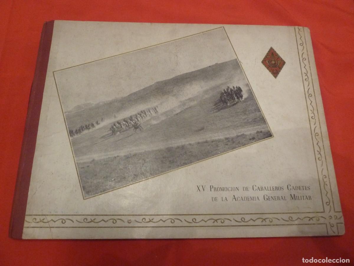 Second hand books: XV PROMACION DE CABALLEROS CADETES DE LA ACADEMIA GENERAL MILITAR 25 LAMINAS