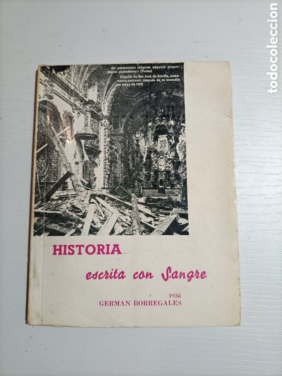 Libros de segunda mano: Historia escrita con sangre. Germ&aacute;n Borregales