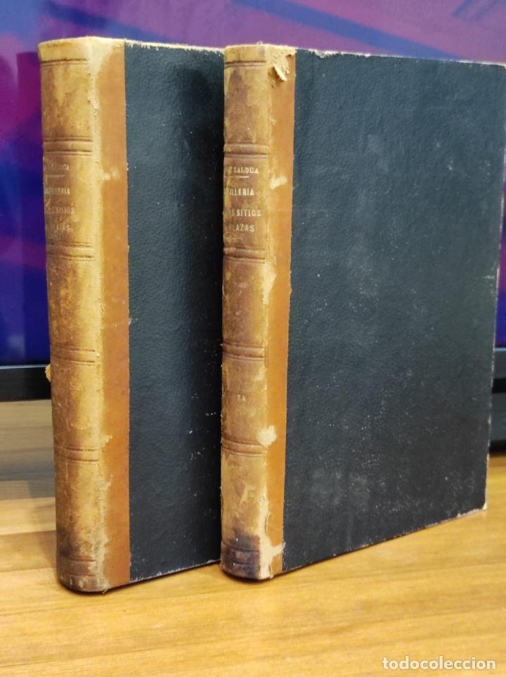 Libri di seconda mano: LECCIONES SOBRE EL EMPLEO DE LA ARTILLERIA EN LOS SITIOS DE PLAZAS (2 tomos) - 1906 (IB6125EST11)