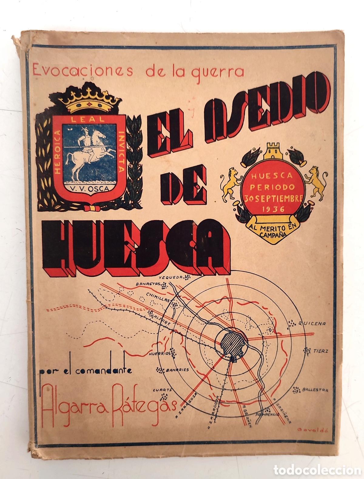 Second hand books: El asedio de Huesca. Algarra R&aacute;fegas