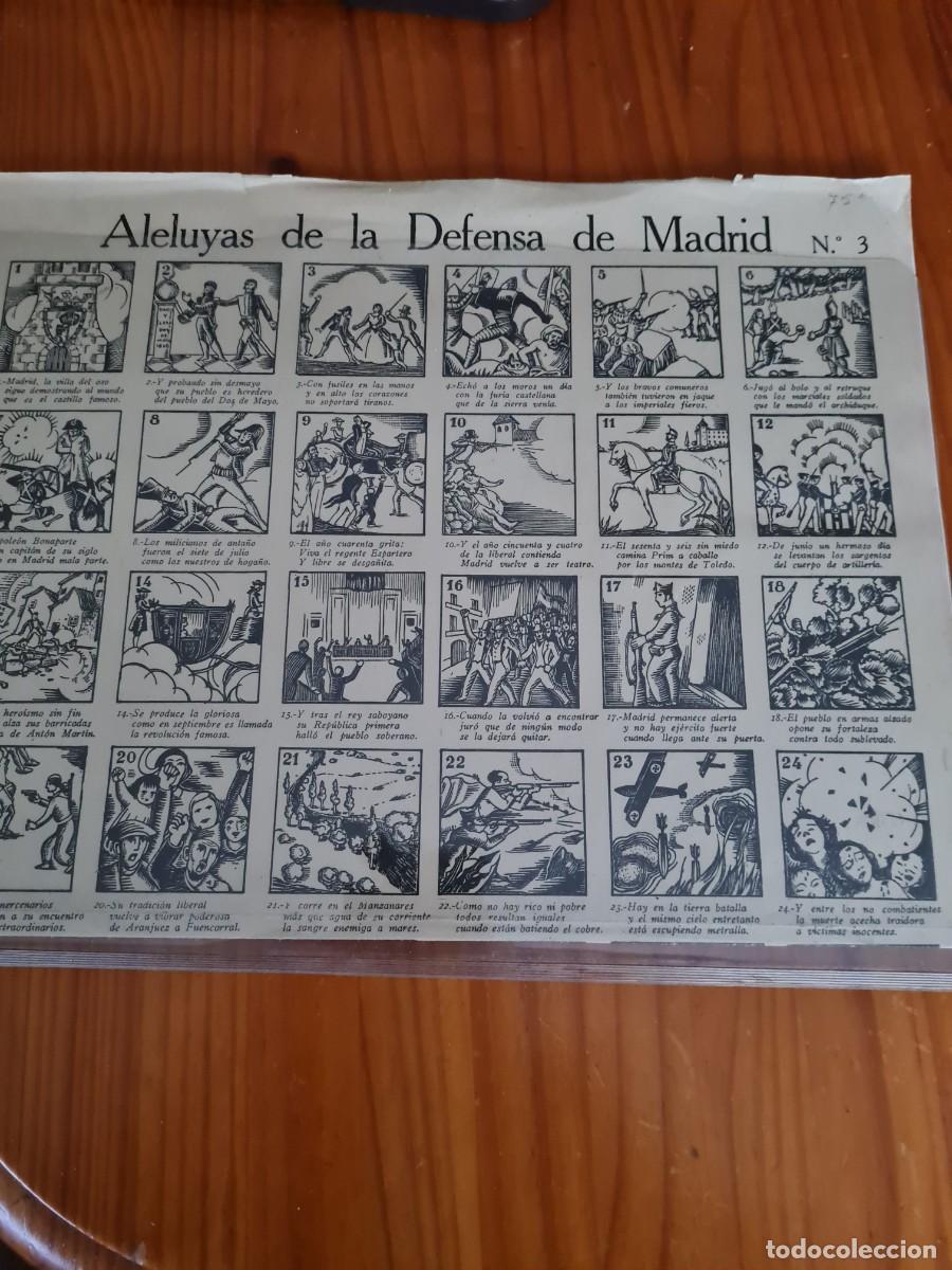Gebrauchte B&uuml;cher: Aleluyas de la defensa de Madrid 1937. Una Hoja, jmolina1946