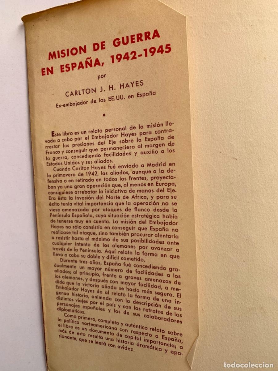 Libros de segunda mano: Misi&oacute;n de guerra en Espa&ntilde;a (Bols 7) - Foto 2