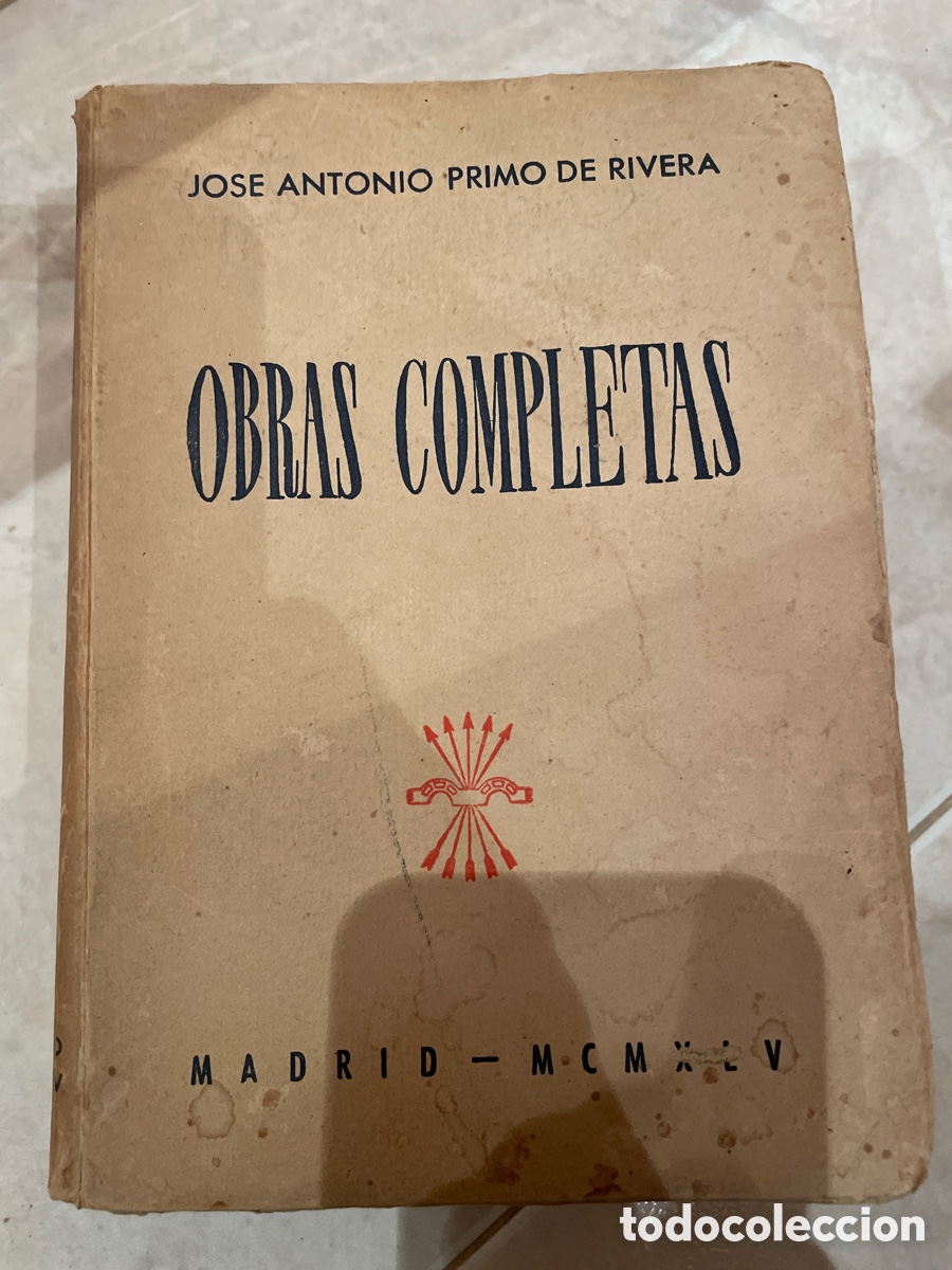 Libros de segunda mano: Obras completas Jos&eacute; Antonio Primo de Rivera - Foto 1