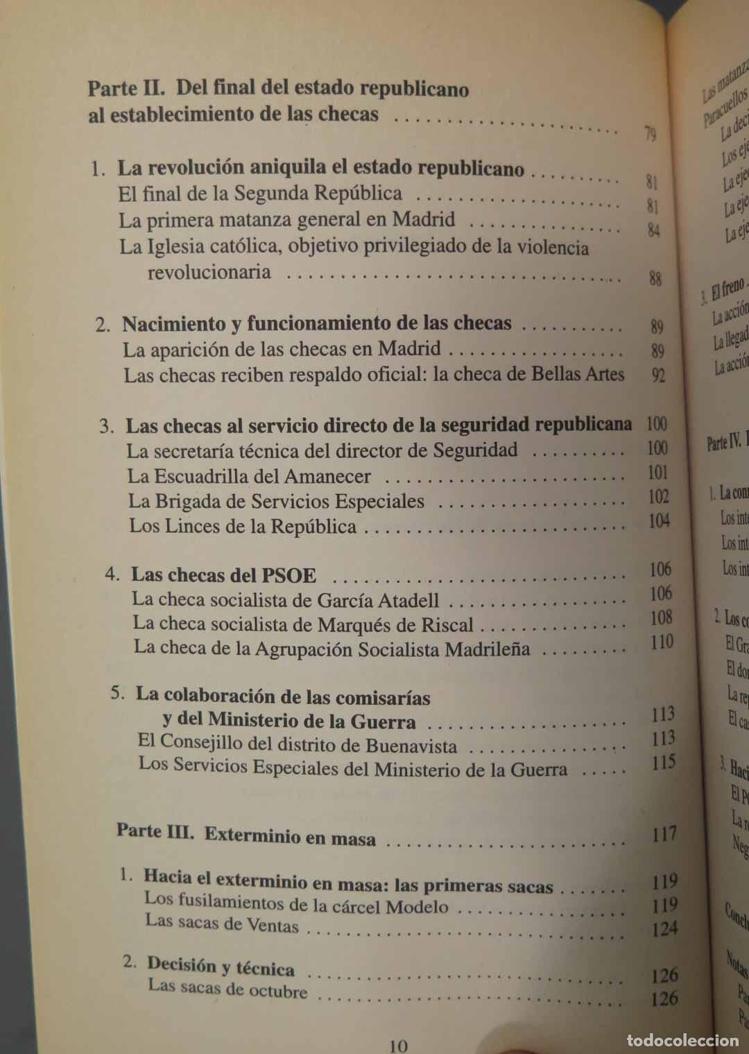 Libros de segunda mano: Checas de Madrid. C&eacute;sar Vidal - Foto 3