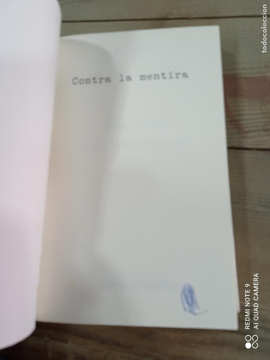 Libros de segunda mano: CONTRA LA MENTIRA. P&Iacute;O MOA. LIBROS LIBRES, 2003. 271 PP - Foto 2