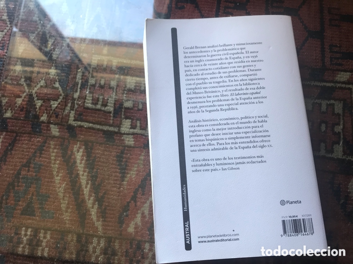 Libros de segunda mano: El laberinto espa&ntilde;ol. Gerald Brenan. Austral - Foto 3