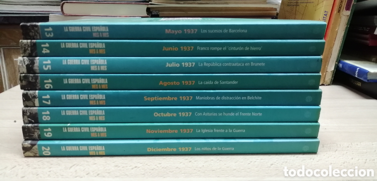 Gebrauchte B&uuml;cher: La Guerra Civil Espa&ntilde;ola mes a mes Tomos 13, 14, 15, 16, 17, 18, 19 y 20 El Mundo
