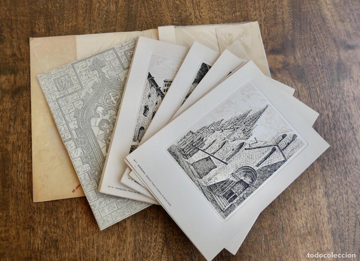 Gebrauchte B&uuml;cher: PIEDRAS MILENARIAS-DE BARCELONA - 20 DIBUJOS DE PLUMA DESIDERIO JUSTE
