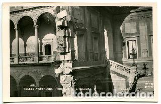 Gebrauchte B&uuml;cher: POSTAL ANTIGUA DE TOLEDO: ESCALERA PRINCIPAL DEL ALCAZAR/OLD POSTCARD OF TOLEDO: ESCALERA PRINCIPAL