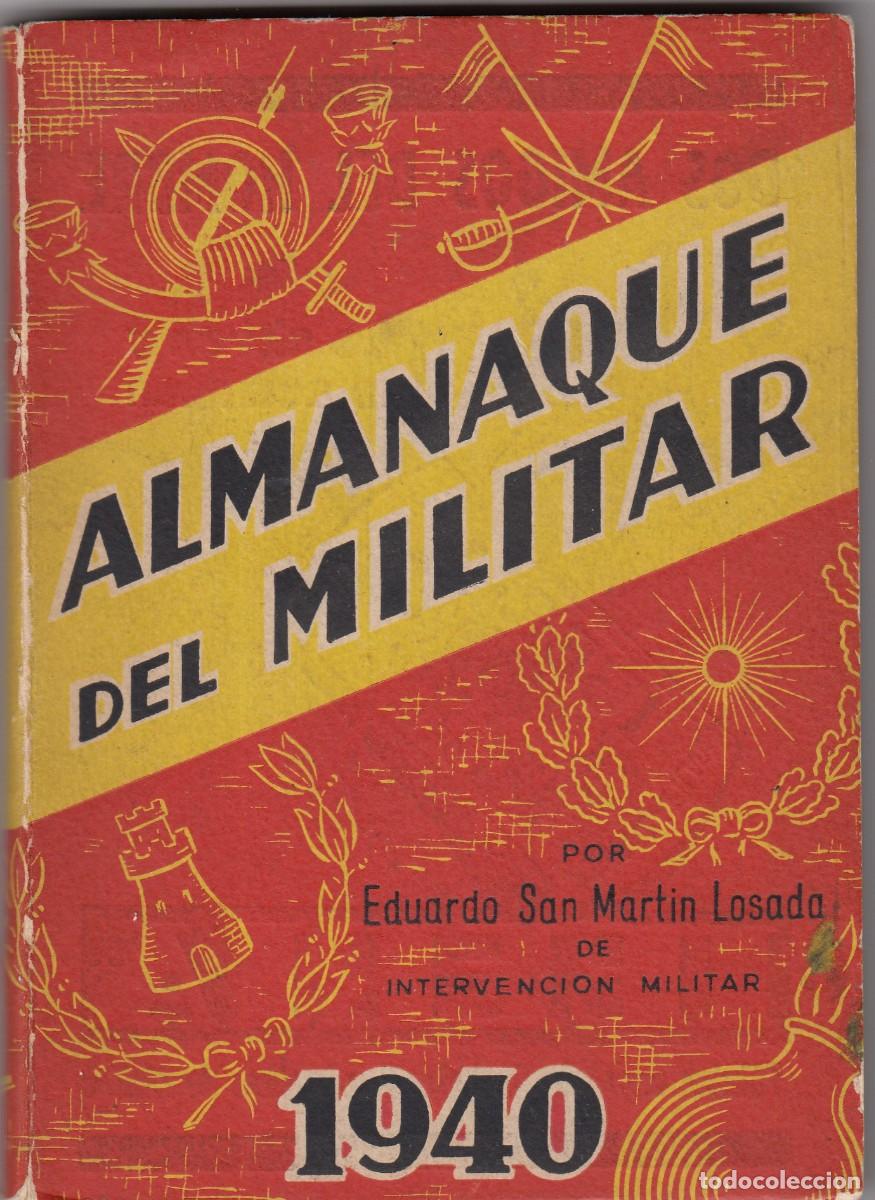 Libros de segunda mano: ALMANAQUE DEL MILITAR 1940. ADF - Foto 1