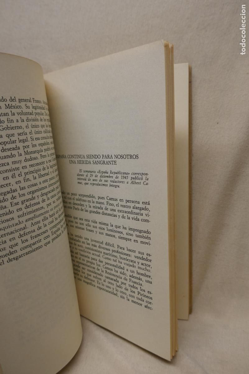 Libros de segunda mano: Albert Camus &iexcl; Espa&ntilde;a libre! Editorial J&uacute;car 1978 - Foto 11