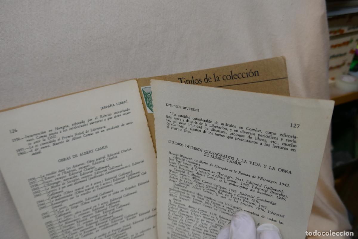 Libros de segunda mano: Albert Camus &iexcl; Espa&ntilde;a libre! Editorial J&uacute;car 1978 - Foto 12